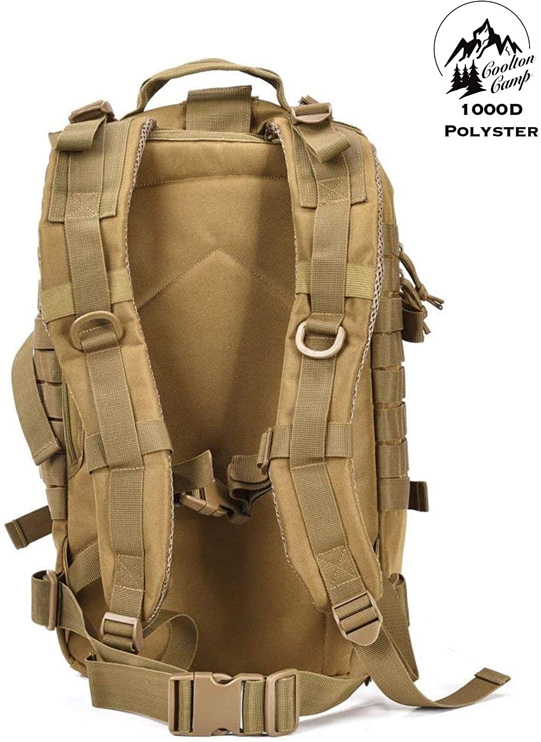 Coolton STORM Series Tactical Backpack 1000D - TAN – Coolton Tactical
