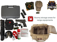 Load image into Gallery viewer, Coolton HURRICANE Series Tactical Pistol Range Bag - Coyote
