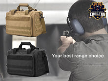 Load image into Gallery viewer, Coolton HURRICANE Series Tactical Pistol Range Bag - Coyote
