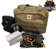 Load image into Gallery viewer, Coolton HURRICANE Series Tactical Pistol Range Bag - Coyote
