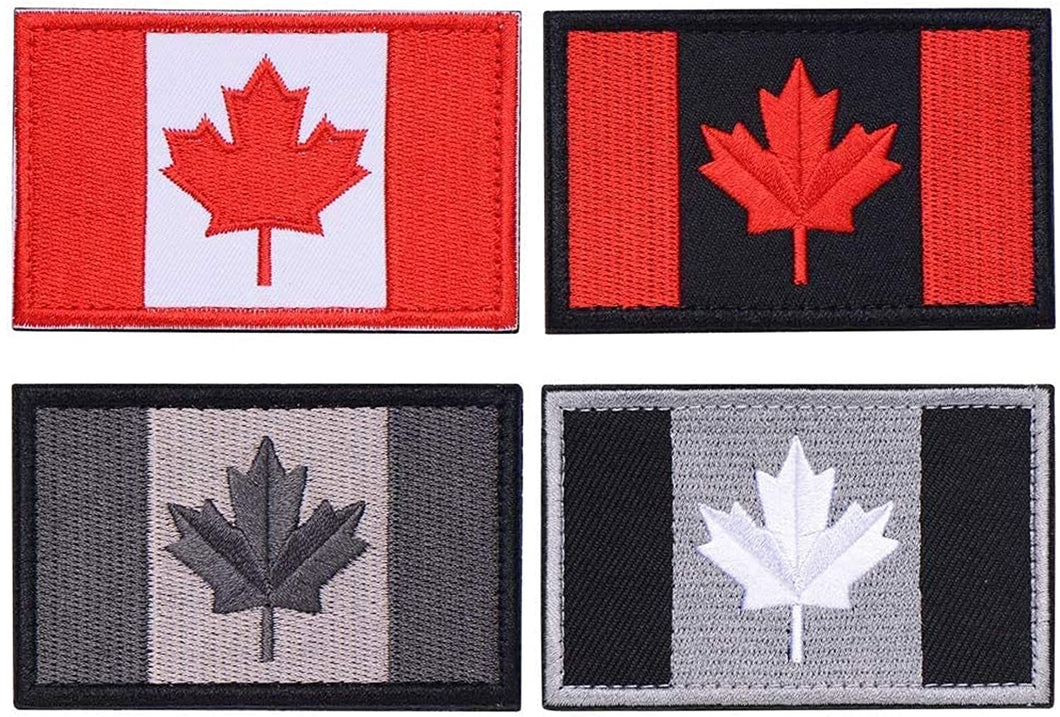 Coolton Canada Flag Patch - Traditional Colour Set