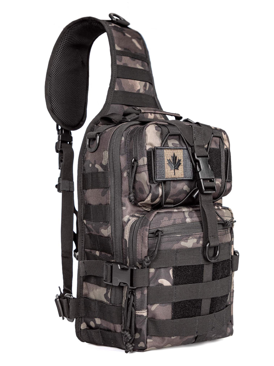 Coolton LIGHTNING Series Tactical Sling Bag - Multicam Black