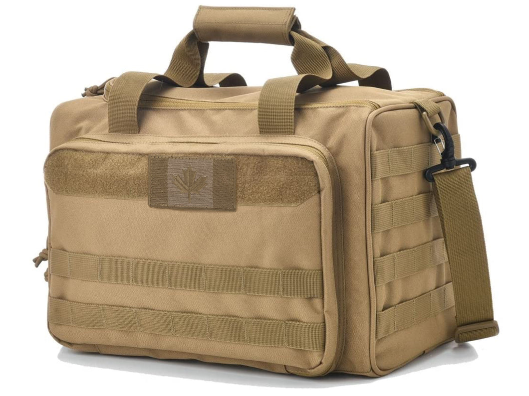 Coolton HURRICANE Series Tactical Pistol Range Bag - Coyote